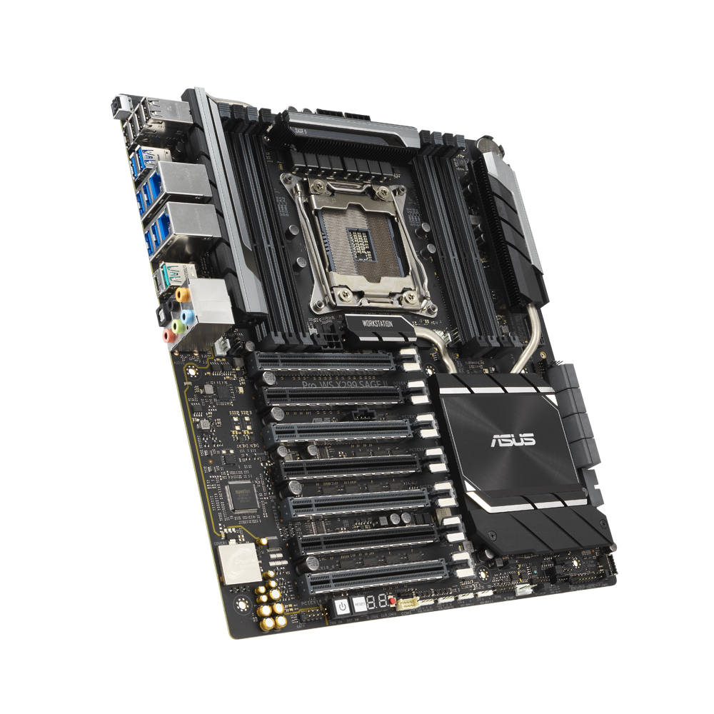 PCIe x16スロット7基、デュアル2.5G LANを備えたワーク